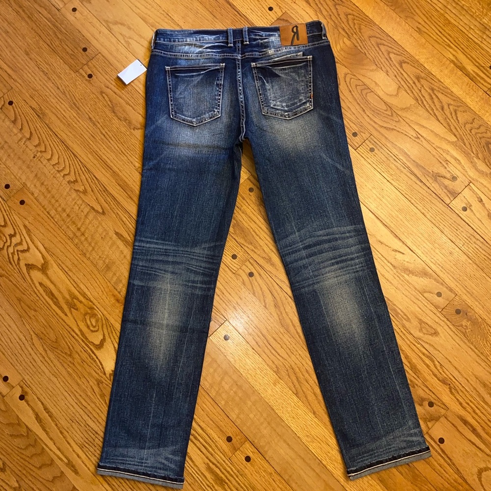 NWT REMIX by ROCK REVIVAL STRAIGHT LEG JEANS - Picture 2 of 8